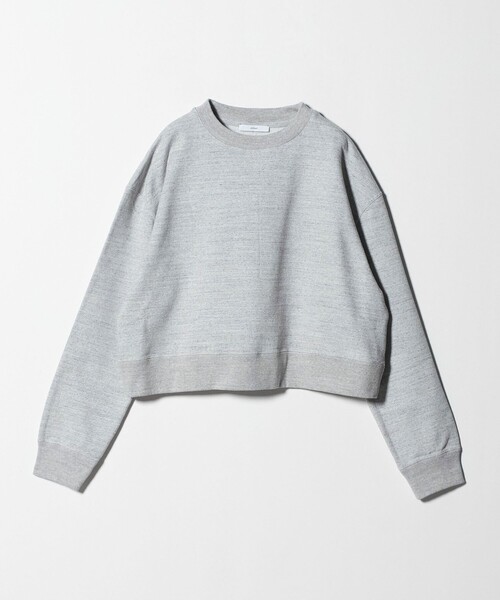 ASTRAET(アストラット)の「<ASTRAET>コットン ウラケ クルーネックスウェット UNISEX(スウェット・レディース・ダークブラウン/ライトグレー・FREE)」の12枚目の写真