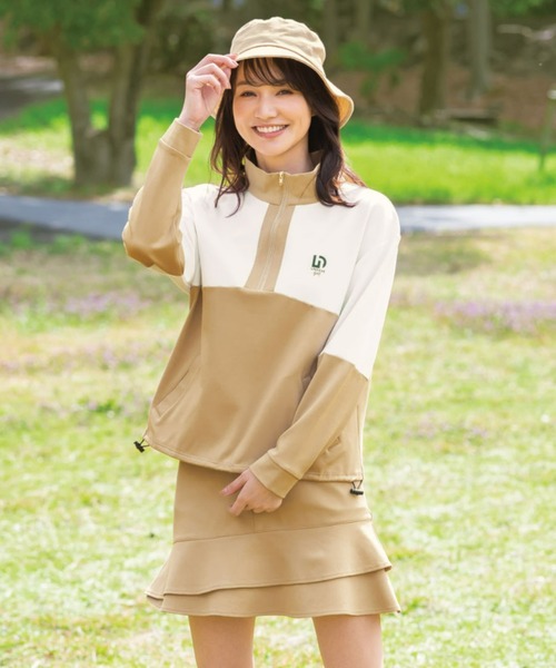 セール】UNDOVEgolf【三枝こころコラボ】 配色切替ドロストプル