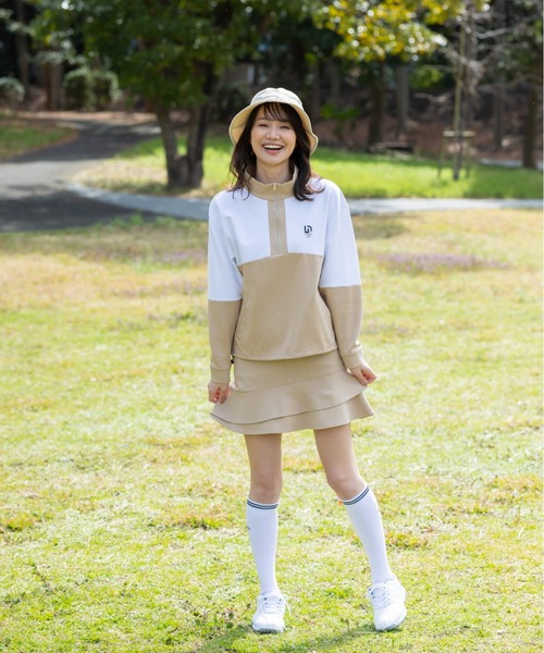 絵梨花　ゴルフウェア一式 今回の衣装🏌️‍♀️ ⁡ ウェアは @kissonthegreen ❤️ ピンクの花柄