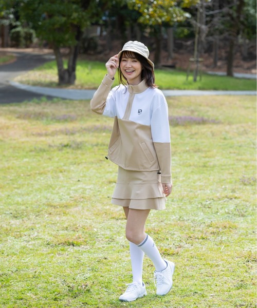 セール】UNDOVEgolf【三枝こころコラボ】 配色切替ドロストプル