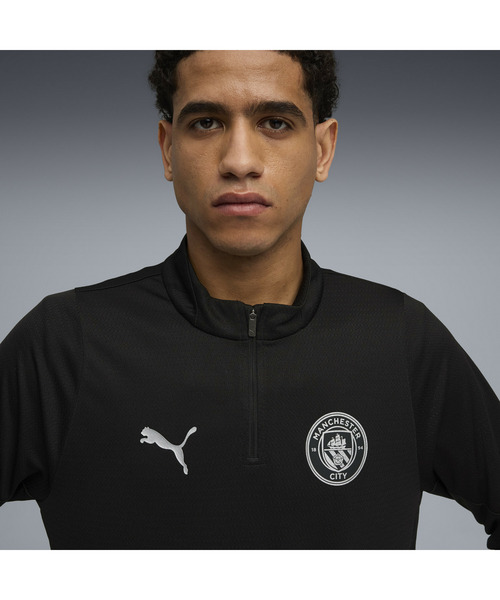 PUMA(プーマ)の「PUMA プーマ メンズ マンチェスターシティ FC トレーニング クォータージッ(Tシャツ/カットソー・メンズ・ブルー系その他/ブラック×シルバー/グリーン系その他/ピンク・SMALL/X-LARGE/MEDIUM/LARGE/X-SMALL)」の20枚目の写真