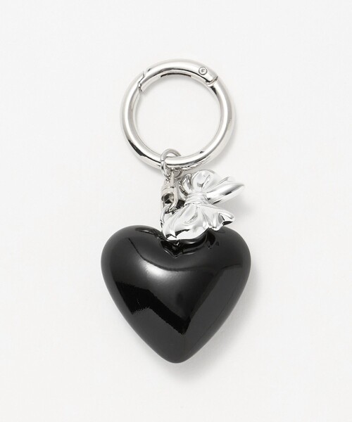 BEAUTY&YOUTH UNITED ARROWS（ビューティーアンドユースユナイテッドアローズ）の「リボン×ハート チャーム（キーホルダー・レディース・ブラック/シルバー・FREE）」の10枚目の写真
