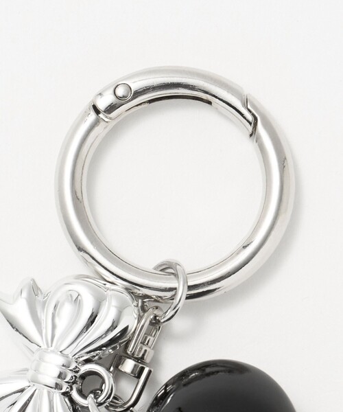 BEAUTY&YOUTH UNITED ARROWS（ビューティーアンドユースユナイテッドアローズ）の「リボン×ハート チャーム（キーホルダー・レディース・ブラック/シルバー・FREE）」の11枚目の写真