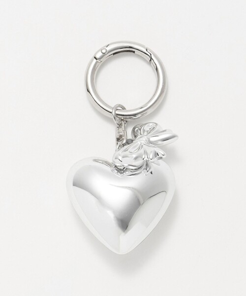 BEAUTY&YOUTH UNITED ARROWS（ビューティーアンドユースユナイテッドアローズ）の「リボン×ハート チャーム（キーホルダー・レディース・ブラック/シルバー・FREE）」の3枚目の写真