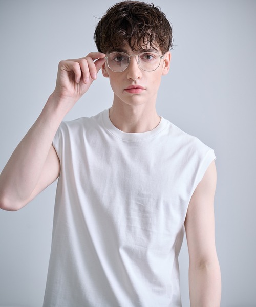 NUMBER (N)INE（ナンバーナイン）の「【NUMBER(N)INE/ナンバーナイン】METAL FRAME SUNGLASSES / アイウェア / サングラス / UVカット（サングラス・メンズ・クリア/ブラック・FREE）」の2枚目の写真