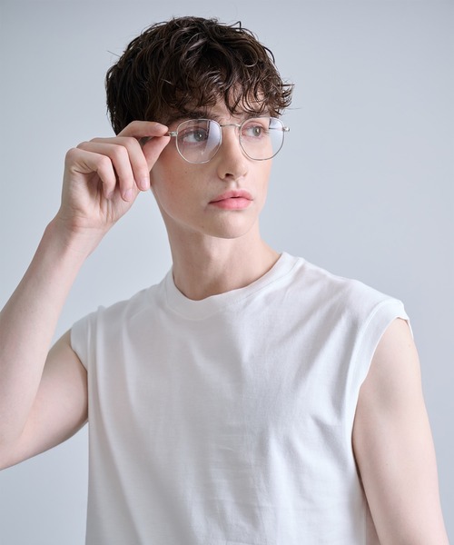 NUMBER (N)INE（ナンバーナイン）の「【NUMBER(N)INE/ナンバーナイン】METAL FRAME SUNGLASSES / アイウェア / サングラス / UVカット（サングラス・メンズ・クリア/ブラック・FREE）」の3枚目の写真