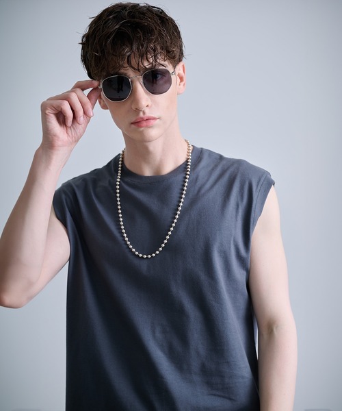 NUMBER (N)INE（ナンバーナイン）の「【NUMBER(N)INE/ナンバーナイン】METAL FRAME SUNGLASSES / アイウェア / サングラス / UVカット（サングラス・メンズ・クリア/ブラック・FREE）」の15枚目の写真