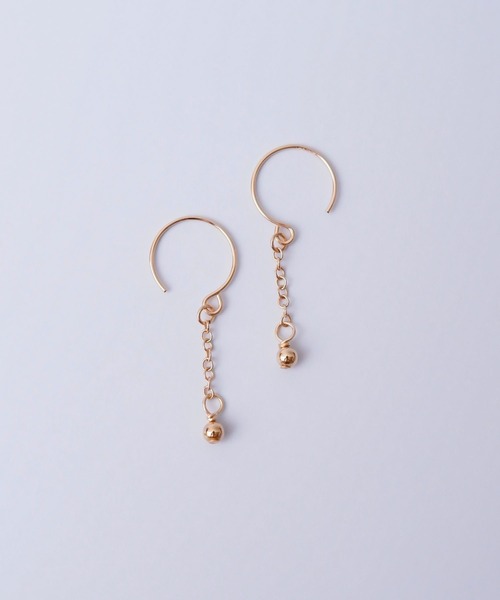 CERCA（チェルカ）の「SARINOHANA/天然石チェーンピアス/14KGF（ピアス（両耳用）・レディース・A/B/C/D/E/F/G・FREE）」の7枚目の写真
