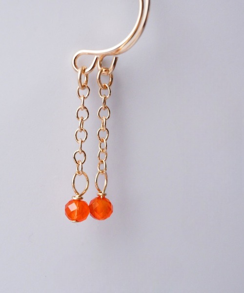 CERCA（チェルカ）の「SARINOHANA/天然石チェーンピアス/14KGF（ピアス（両耳用）・レディース・A/B/C/D/E/F/G・FREE）」の8枚目の写真