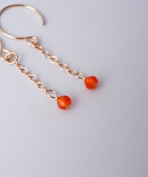 CERCA（チェルカ）の「SARINOHANA/天然石チェーンピアス/14KGF（ピアス（両耳用）・レディース・A/B/C/D/E/F/G・FREE）」の9枚目の写真