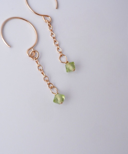 CERCA（チェルカ）の「SARINOHANA/天然石チェーンピアス/14KGF（ピアス（両耳用）・レディース・A/B/C/D/E/F/G・FREE）」の11枚目の写真