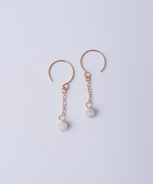 CERCA（チェルカ）の「SARINOHANA/天然石チェーンピアス/14KGF（ピアス（両耳用）・レディース・A/B/C/D/E/F/G・FREE）」の17枚目の写真