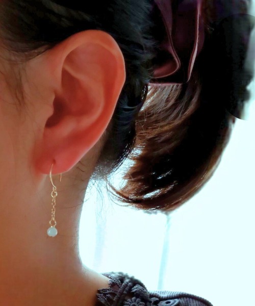 CERCA（チェルカ）の「SARINOHANA/天然石チェーンピアス/14KGF（ピアス（両耳用）・レディース・A/B/C/D/E/F/G・FREE）」の18枚目の写真