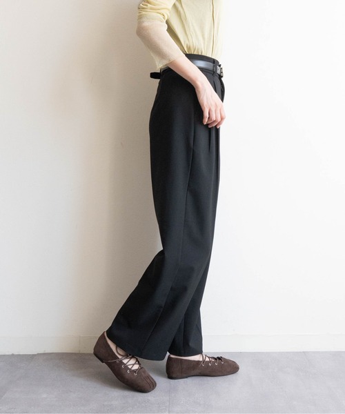 Fabby fabby（ファビィーファビィー）の「スクエアーレースアップバレーシューズ（バレエシューズ・レディース・ブラック/ブラウン系その他/ブラック系その他/シルバー/キャメル・MEDIUM/LARGE/SMALL）」の11枚目の写真