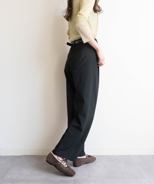 Fabby fabby（ファビィーファビィー）の「スクエアーレースアップバレーシューズ（バレエシューズ・レディース・ブラック/ブラウン系その他/ブラック系その他/シルバー/キャメル・MEDIUM/LARGE/SMALL）」の12枚目の写真
