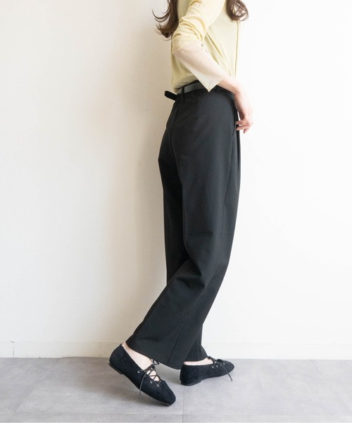 Fabby fabby（ファビィーファビィー）の「スクエアーレースアップバレーシューズ（バレエシューズ・レディース・ブラック/ブラウン系その他/ブラック系その他/シルバー/キャメル・MEDIUM/LARGE/SMALL）」の18枚目の写真