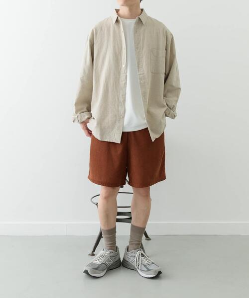 ITEMS URBANRESEARCH(アイテムズ アーバンリサーチ)の「サマーコーデュロイイージーショーツ(その他パンツ・メンズ・ベージュ/チャコールグレー/ブルー/ブラウン・LARGE/MEDIUM)」の14枚目の写真