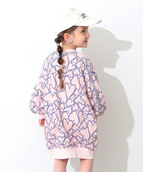 Ocean&Ground（オーシャン&グラウンド）の「ｿｳｶﾞﾗｽｳｪｯﾄﾜﾝﾋﾟｰｽ（ワンピース・キッズ・ピンク/アイボリー・90/100/110/120/130/140）」の5枚目の写真