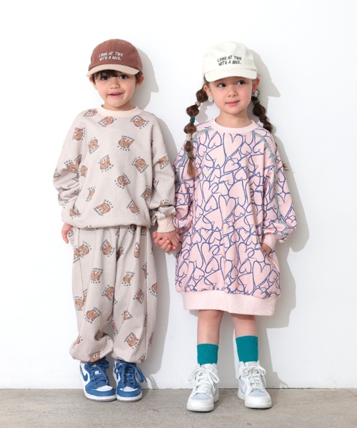 Ocean&Ground（オーシャン&グラウンド）の「ｿｳｶﾞﾗｽｳｪｯﾄﾜﾝﾋﾟｰｽ（ワンピース・キッズ・ピンク/アイボリー・90/100/110/120/130/140）」の8枚目の写真