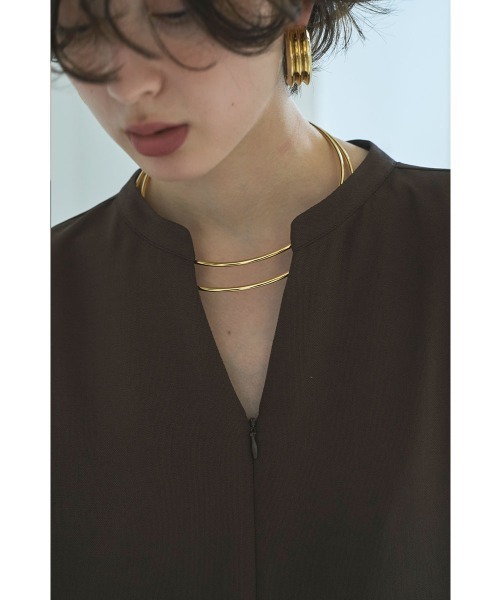 marjour(マージュール)の「EFFORTLESS AIRY WIDE JUMPSUIT(サロペット/オーバーオール・レディース・ブラック/ブラウン・M)」の7枚目の写真