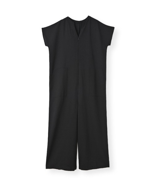 marjour(マージュール)の「EFFORTLESS AIRY WIDE JUMPSUIT(サロペット/オーバーオール・レディース・ブラック/ブラウン・M)」の15枚目の写真