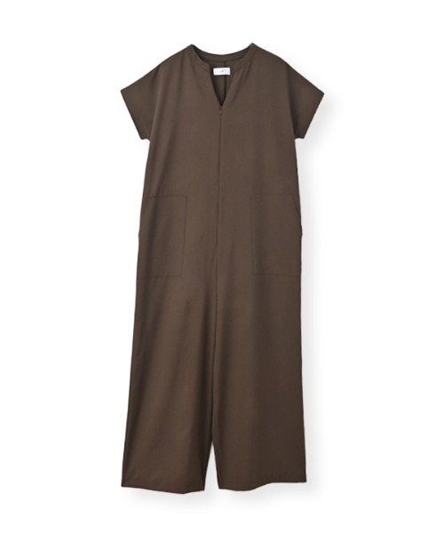 marjour(マージュール)の「EFFORTLESS AIRY WIDE JUMPSUIT(サロペット/オーバーオール・レディース・ブラック/ブラウン・M)」の16枚目の写真