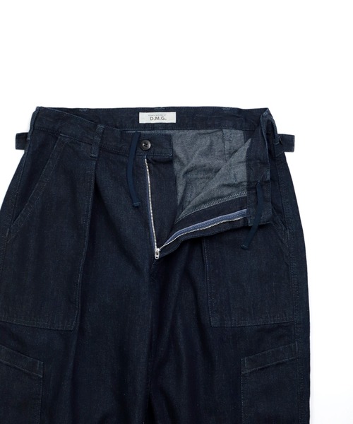 D.M.G.（ドミンゴ）の「[D.M.G. / ディーエムジー] 10ozジェルドデニム USメカニックイージーパンツ（デニムパンツ・レディース・ワンウォッシュ・M/S）」の13枚目の写真