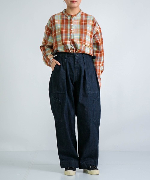 D.M.G. / ディーエムジー] 10ozジェルドデニム USメカニックイージー