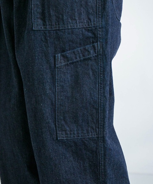 D.M.G.（ドミンゴ）の「[D.M.G. / ディーエムジー] 10ozジェルドデニム USメカニックイージーパンツ（デニムパンツ・レディース・ワンウォッシュ・M/S）」の11枚目の写真