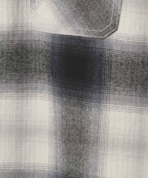 BAYFLOW（ベイフロー）の「[柔らかタッチ♪]ヴィンテージライクチェックシャツ(KIDS)（シャツ/ブラウス・キッズ・ブラウン/ピンク/オフホワイト・150cm/140cm/130cm/120cm/110cm）」の19枚目の写真