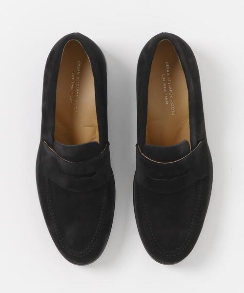 URBAN RESEARCH DOORS（アーバンリサーチドアーズ）の「LIFE STYLE TAILOR　マルチスペックスエードコインローファー（ドレスシューズ・メンズ・ブラック・8/7/7.5）」の7枚目の写真