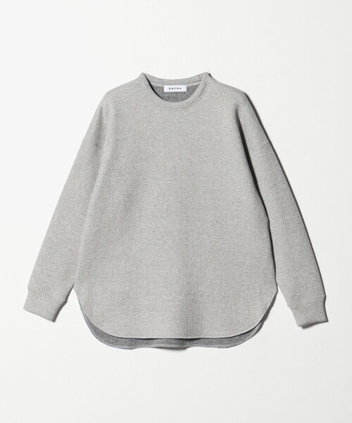 tシャツ 「SACRA」サーマル プルオーバー レディース SACRA＞サーマル プルオーバー（Tシャツ/カットソー）｜SACRA