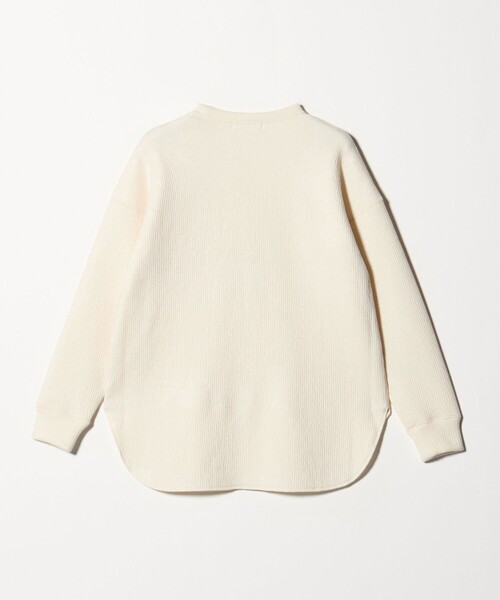 SACRA（サクラ）の「＜SACRA＞サーマル プルオーバー（Tシャツ/カットソー・レディース・グレー系/オフホワイト・38）」の8枚目の写真