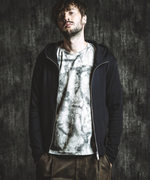 NO ID.（ノーアイディ）の「【NO ID.】Fraise High-Neck Zip Parka / フライス ハイ ネック ジップ パーカ（パーカー・メンズ・ホワイト/グレー/ブラック・2/1）」の8枚目の写真