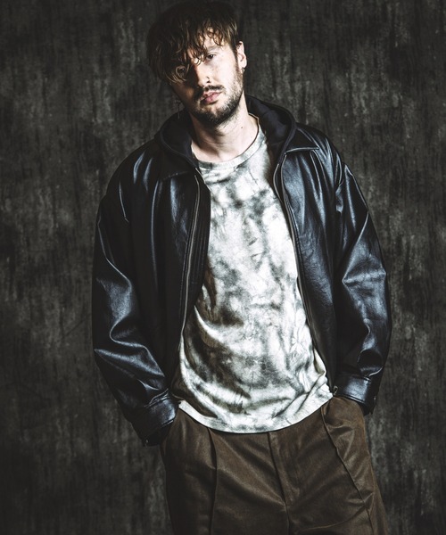 NO ID.（ノーアイディ）の「【NO ID.】Fraise High-Neck Zip Parka / フライス ハイ ネック ジップ パーカ（パーカー・メンズ・ホワイト/グレー/ブラック・2/1）」の5枚目の写真