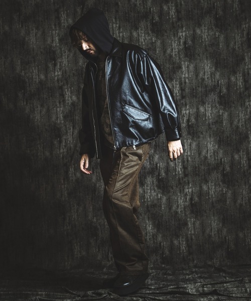 NO ID.（ノーアイディ）の「【NO ID.】Fraise High-Neck Zip Parka / フライス ハイ ネック ジップ パーカ（パーカー・メンズ・ホワイト/グレー/ブラック・2/1）」の6枚目の写真