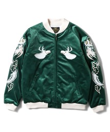 HOUSTON（ヒューストン）の「HOUSTON 別珍スカジャン(DEER)（スカジャン・メンズ）」