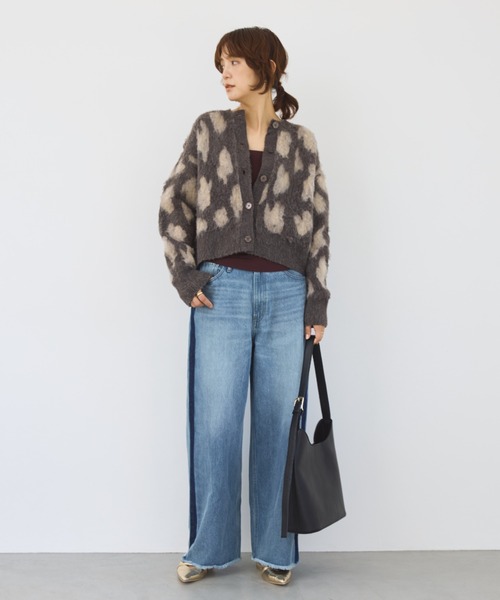 AMERICAN HOLIC（アメリカンホリック）の「サイドラインデニム（デニムパンツ・レディース・グレー/ライトインディゴブルー・L/S/M）」の18枚目の写真