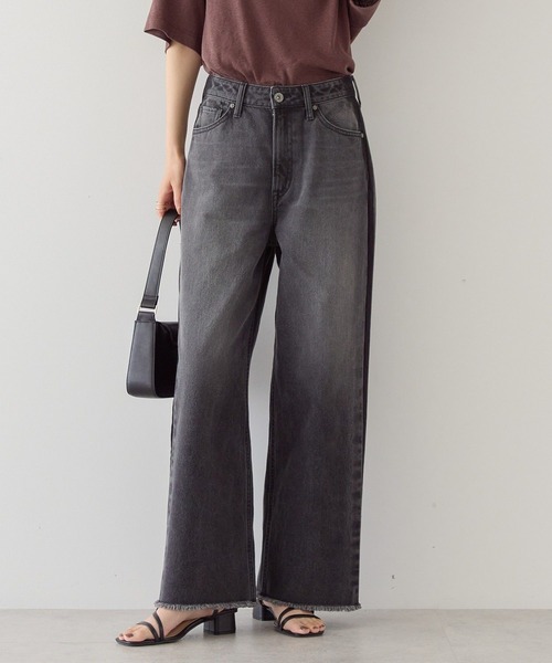 AMERICAN HOLIC（アメリカンホリック）の「サイドラインデニム（デニムパンツ・レディース・グレー/ライトインディゴブルー・L/S/M）」の16枚目の写真