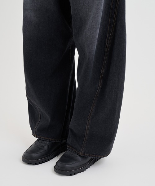 KHOKI / コッキ】3D cutting denim pants（デニムパンツ