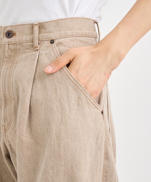 KHOKI（コッキ）の「【KHOKI / コッキ】3D cutting denim pants（デニムパンツ・メンズ・ベージュ/ブラック・3/2/1）」の11枚目の写真