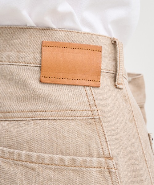 KHOKI（コッキ）の「【KHOKI / コッキ】3D cutting denim pants（デニムパンツ・メンズ・ベージュ/ブラック・3/2/1）」の4枚目の写真