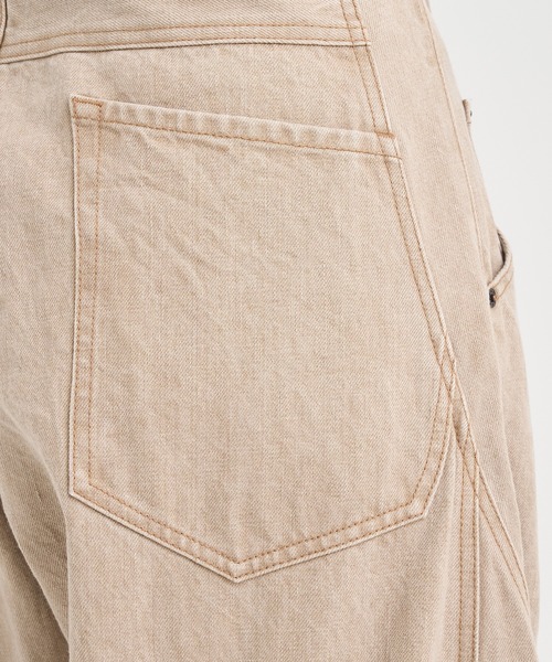 KHOKI / コッキ】3D cutting denim pants（デニムパンツ