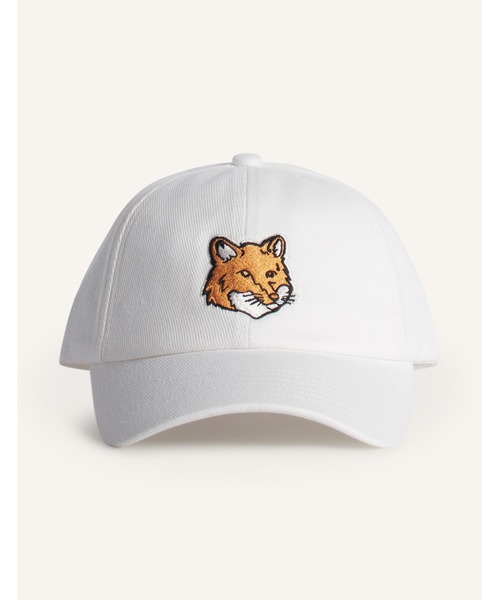 Maison Kitsune(メゾンキツネ)の「FOX HEAD CAP(キャップ・メンズ・ベージュ/ブラック/ライトベージュ/ホワイト・U)」の2枚目の写真