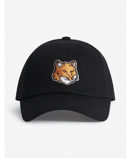 Maison Kitsune（メゾンキツネ）の「FOX HEAD CAP（キャップ・メンズ・ベージュ/ブラック/ライトベージュ・U）」の2枚目の写真