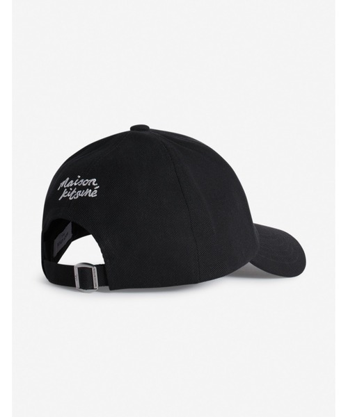 Maison Kitsune（メゾンキツネ）の「FOX HEAD CAP（キャップ・メンズ・ベージュ/ブラック/ライトベージュ・U）」の6枚目の写真
