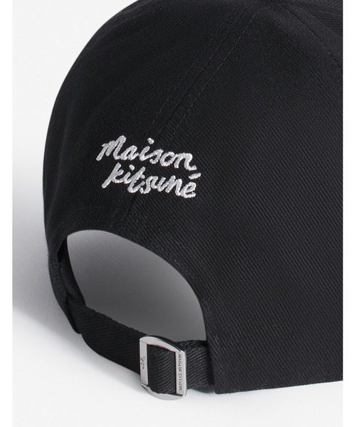 Maison Kitsune（メゾンキツネ）の「FOX HEAD CAP（キャップ・メンズ・ベージュ/ブラック/ライトベージュ・U）」の8枚目の写真