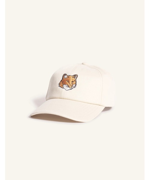 Maison Kitsune（メゾンキツネ）の「FOX HEAD CAP（キャップ・メンズ・ベージュ/ブラック/ライトベージュ・U）」の10枚目の写真