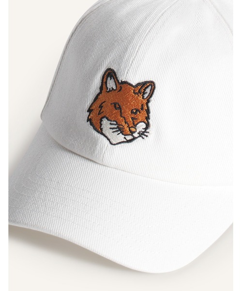 Maison Kitsune(メゾンキツネ)の「FOX HEAD CAP(キャップ・メンズ・ベージュ/ブラック/ライトベージュ/ホワイト・U)」の19枚目の写真