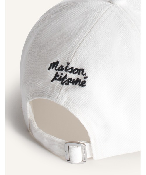 Maison Kitsune(メゾンキツネ)の「FOX HEAD CAP(キャップ・メンズ・ベージュ/ブラック/ライトベージュ/ホワイト・U)」の20枚目の写真